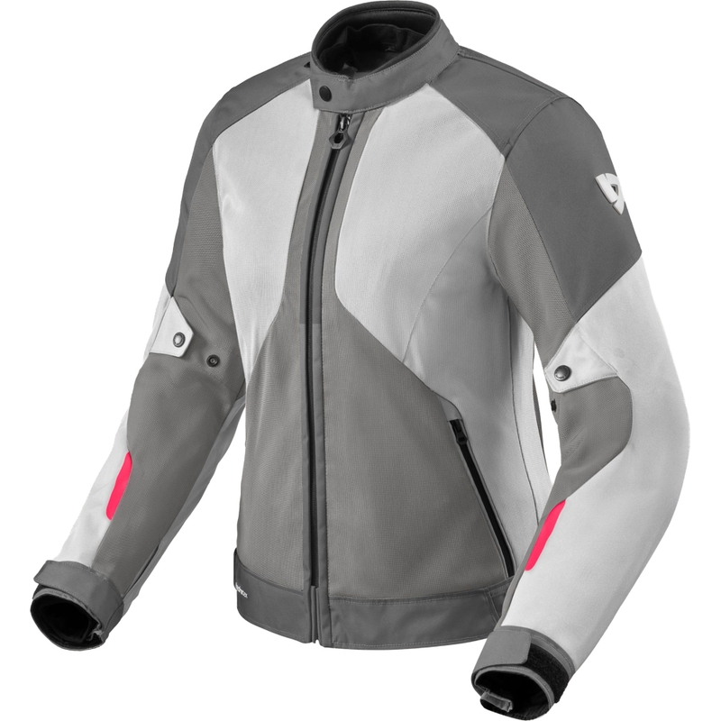 Ženska motociklistička jakna Revit Torque 3 H2O sivo-roza