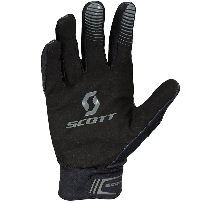 SCOTT 450 Podium motocross rukavice crno-sive
