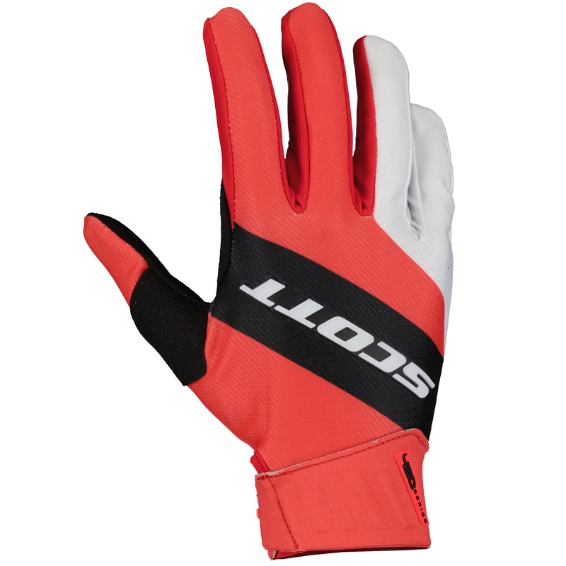 SCOTT 450 Prospect motocross rukavice crveno-crne