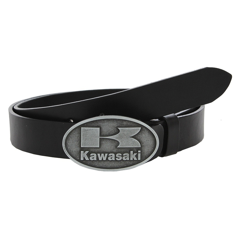 Kožni motociklistički remen s Kawasaki kopčom