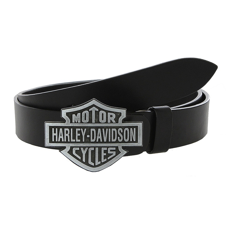 Kožni motociklistički remen s kopčom Harley-Davidson