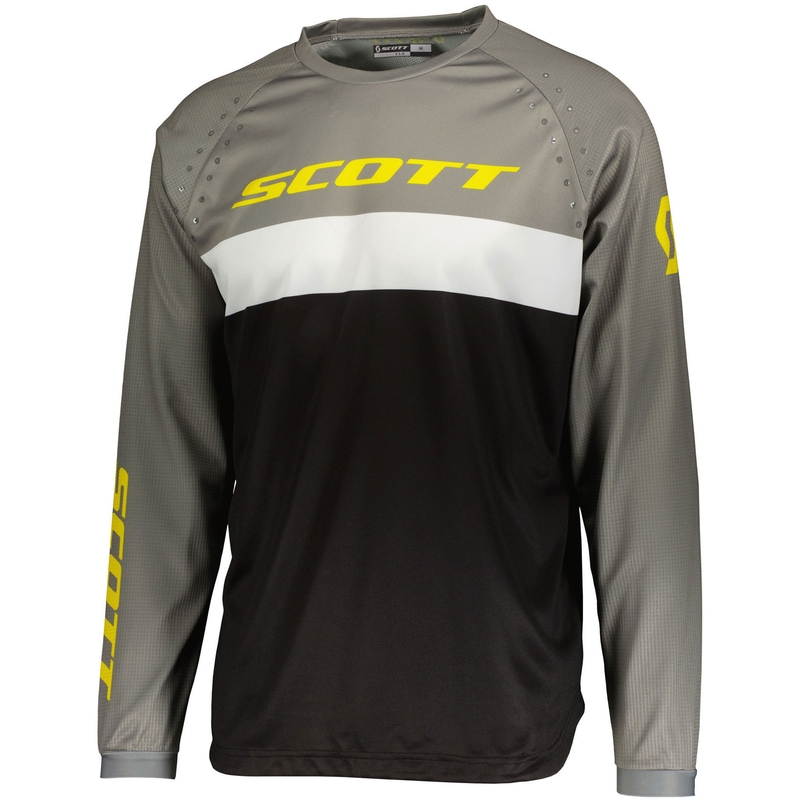 SCOTT 350 SWAP EVO motokros dres crno-sivi