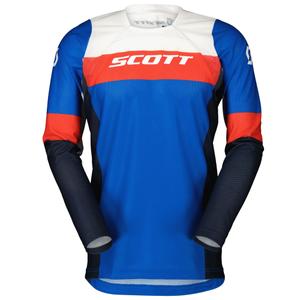 Motokros dres SCOTT 450 ANGLED LIGHT plavo-crveni