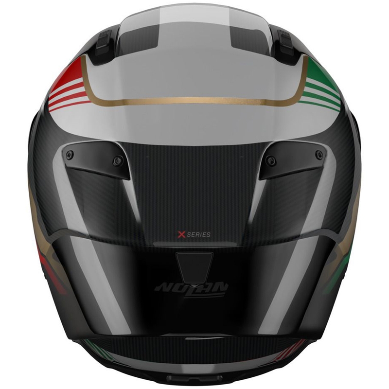 Integralna motociklistička kaciga Nolan X-804 RS Ultra Carbon Piega sjajna crno-zlatna-crveno-zelena
