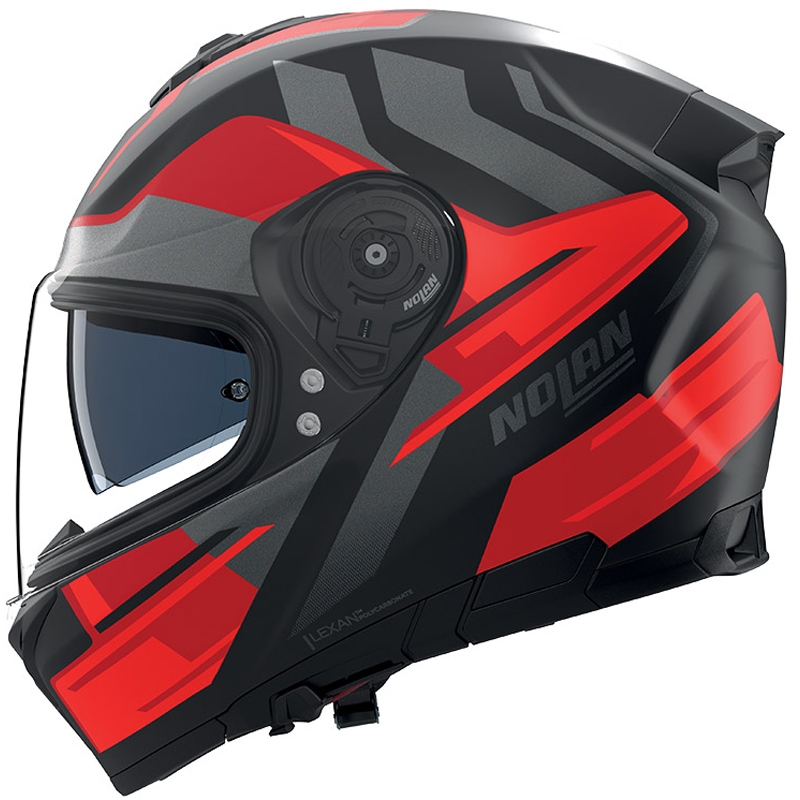 Integralna motociklistička kaciga Nolan N80-8 Trittico 357 mat crno-crveno-antracit