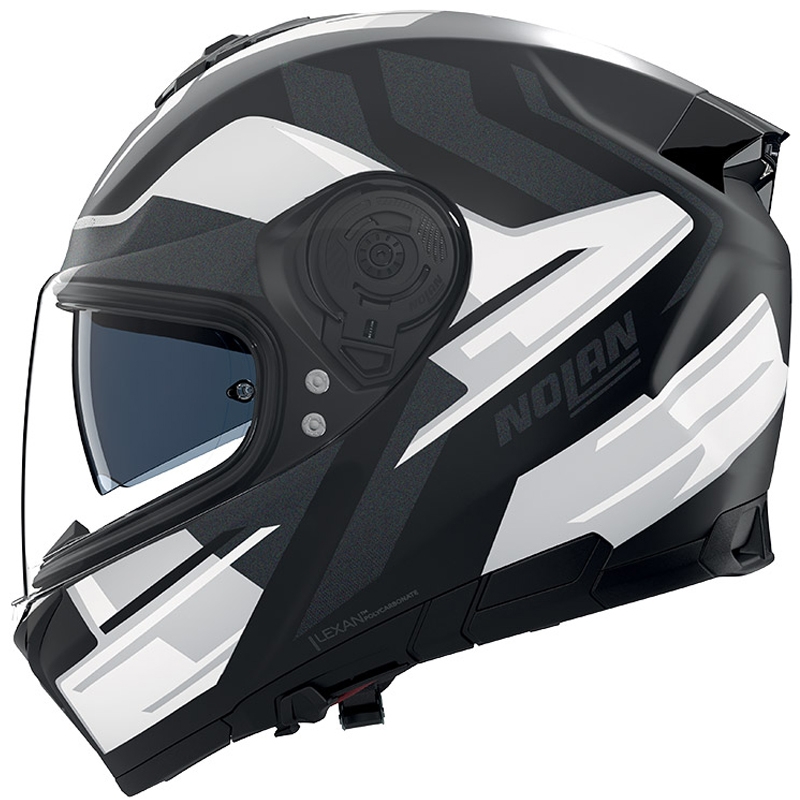 Integralna motociklistička kaciga Nolan N80-8 Trittico 359 mat crno-bijelo-antracit
