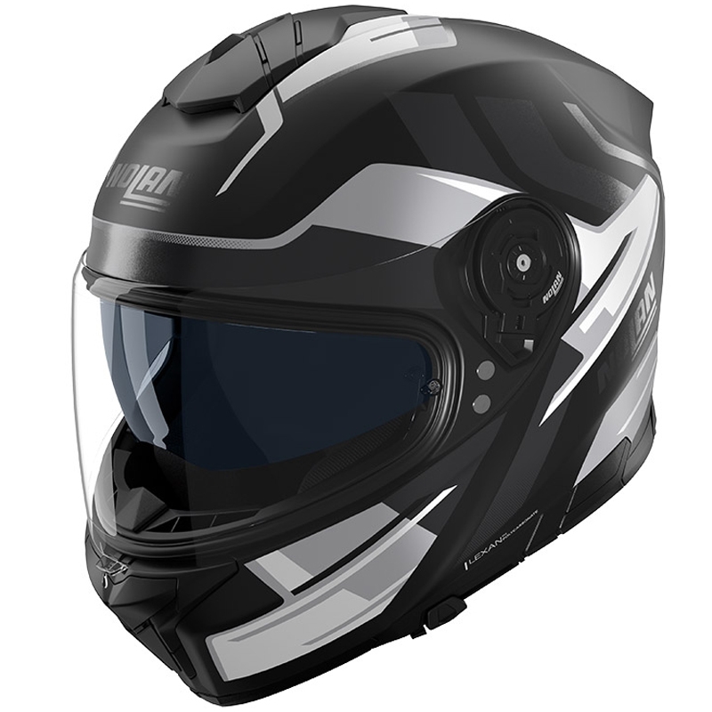 Integralna motociklistička kaciga Nolan N80-8 Trittico 359 mat crno-bijelo-antracit