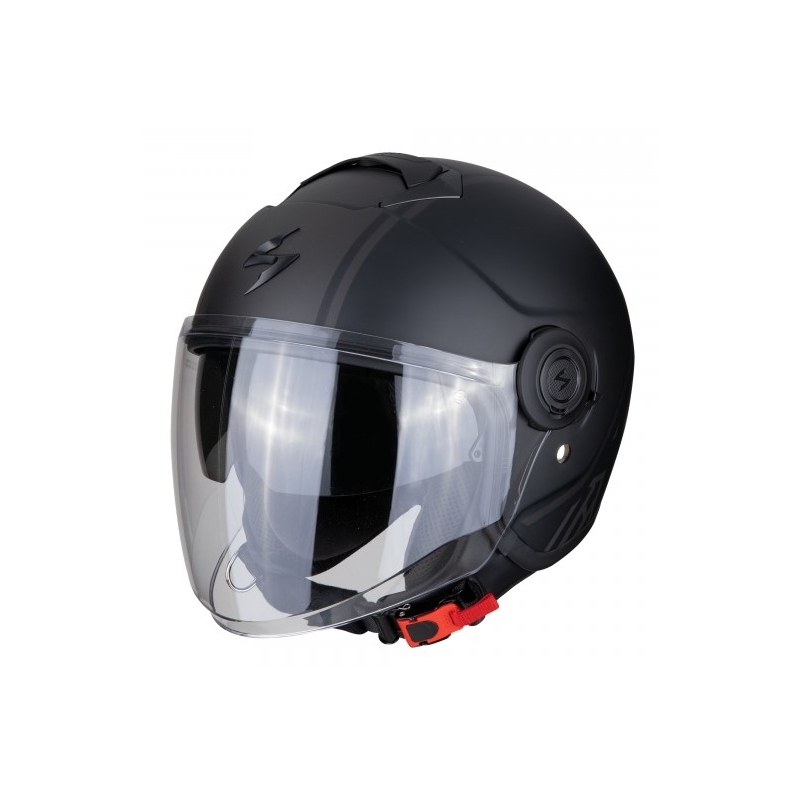 Otvorena motoristička kaciga Scorpion EXO-CITY Avenue crno-srebrna