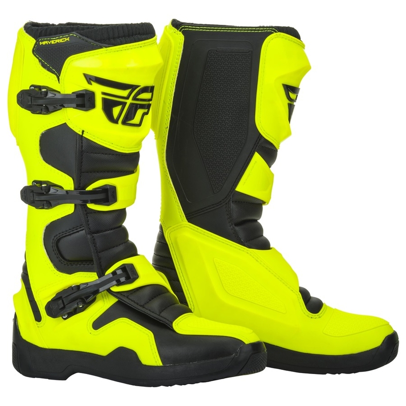 Motorističke čizme Fly Racing NOVO Maverik 2019 crno-fluo žute
