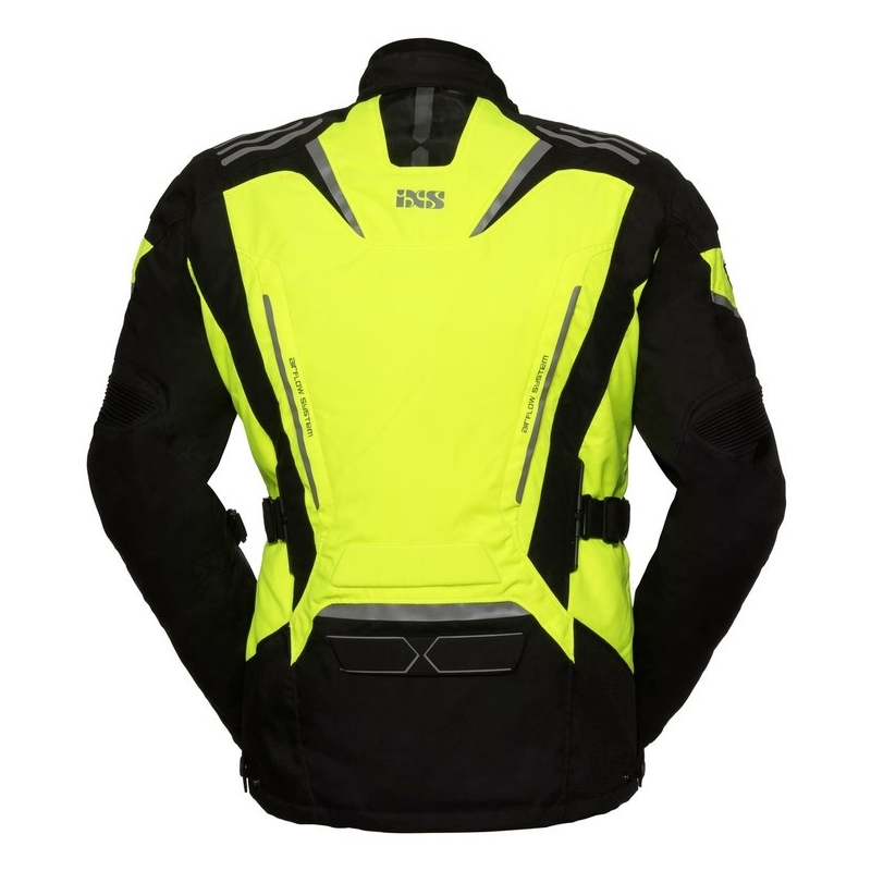 Motociklistička jakna iXS Powells fluo-žuto crna