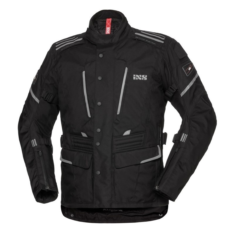 IXS Powells ženska motociklistička jakna crna