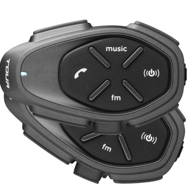 Bluetooth handsfree Interphone CellularLine TOUR HD dvostruki paket od 2 komada