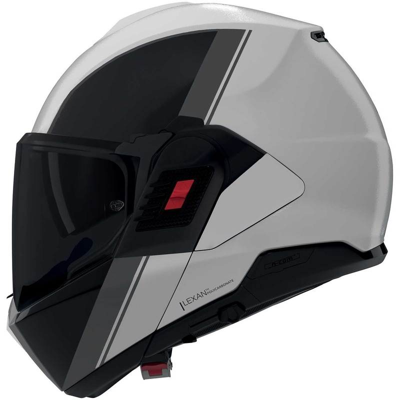 Preklopna motociklistička kaciga Nolan N120-1 Verniciatura Speciale 356 sjajna biserno-crna-siva