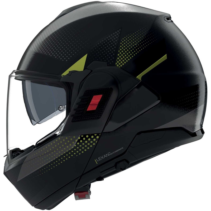 Preklopna motociklistička kaciga Nolan N120-1 Ciclone mat sivo-crno-zelena