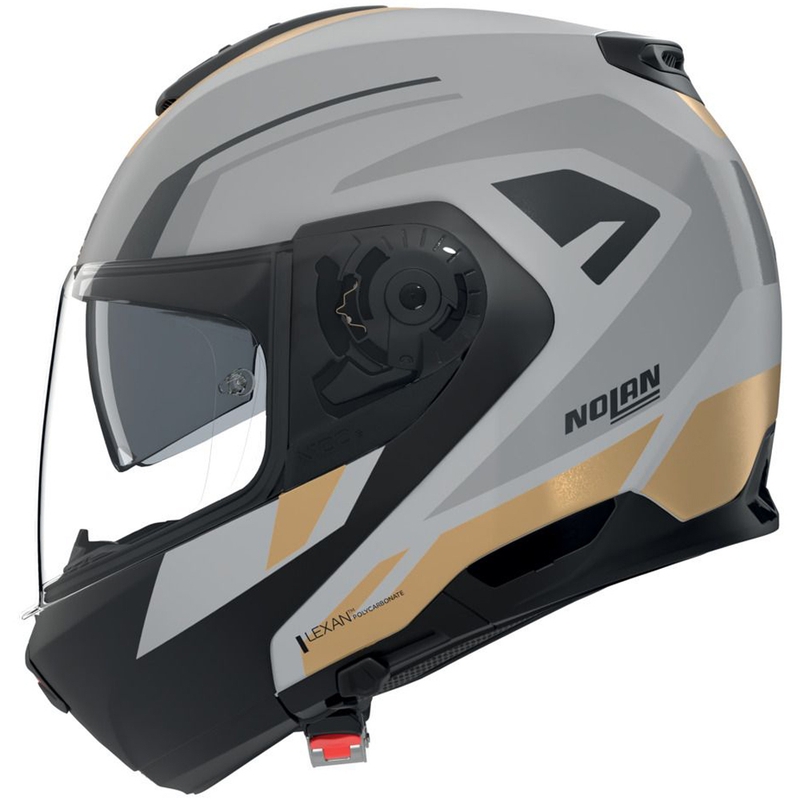 Preklopna motociklistička kaciga Nolan N100-6 Cinetico N-COM 360 mat sivo-crno-antracit-zlatna