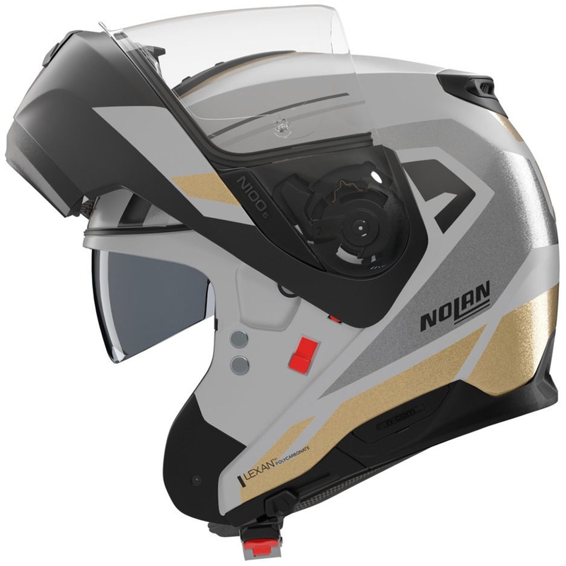 Preklopna motociklistička kaciga Nolan N100-6 Cinetico N-COM 360 mat sivo-crno-antracit-zlatna