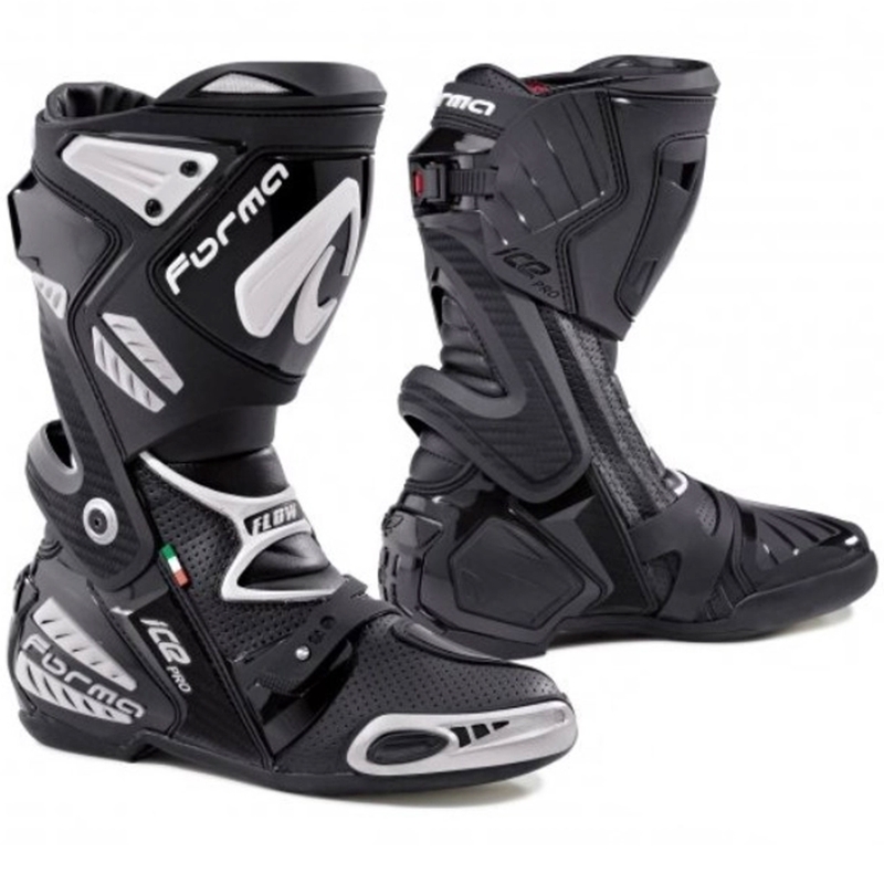 Motorističke čizme Forma Ice Pro Flow bijelo-crne
