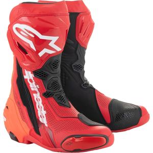 Alpinestars Supertech R Vented motociklističke čizme fluo crveno-crvene