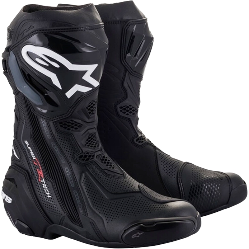 Alpinestars Supertech R motociklističke čizme s ventilacijom, crne