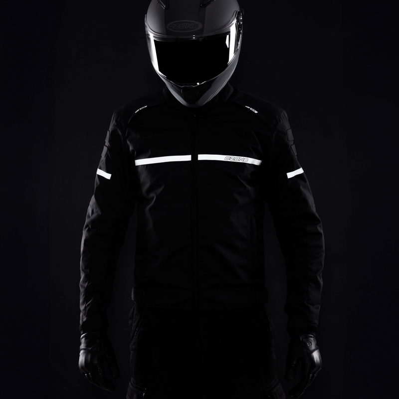 Ozone Rider motociklistička jakna crna