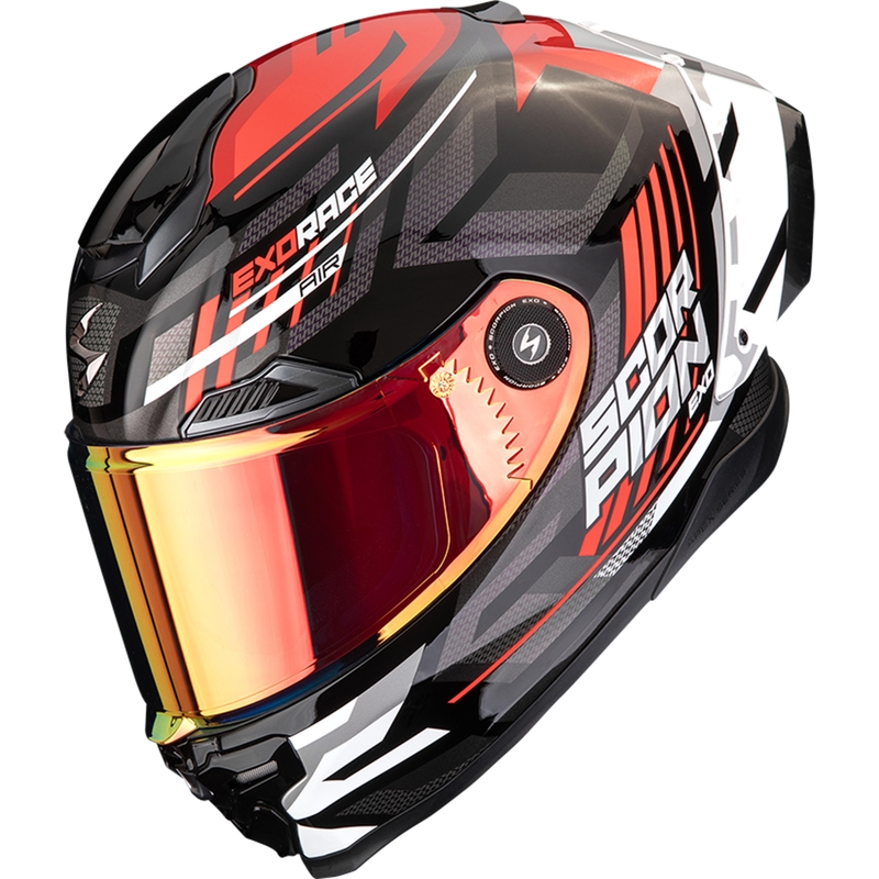 Scorpion EXO-RACE Air Kobra FIM2 full face motociklistička kaciga crno-crvena