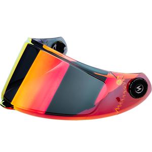 Vizir Scorpion KDS-F-04 za EXO-RACE Air kacige, crveni, ogledalo