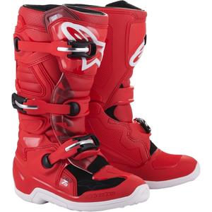 Alpinestars Tech 7 S dječje motociklističke čizme crvene boje