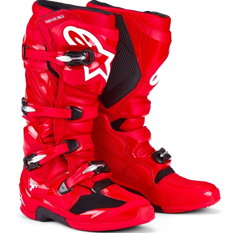 Motorističke čizme Alpinestars Tech 7 crvene