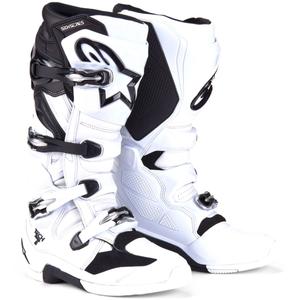 Alpinestars Tech 7 motociklističke čizme bijelo-crne