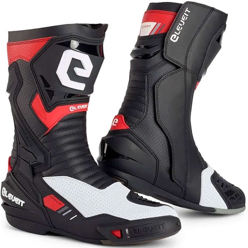 Eleveit S Miura EVO AIR motociklističke čizme crno-bijele