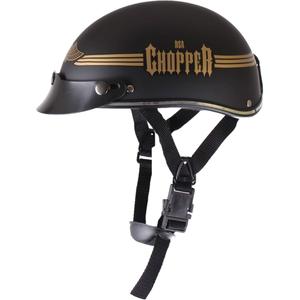 Motociklistička kaciga kapa mozga RSA Skull crna mat