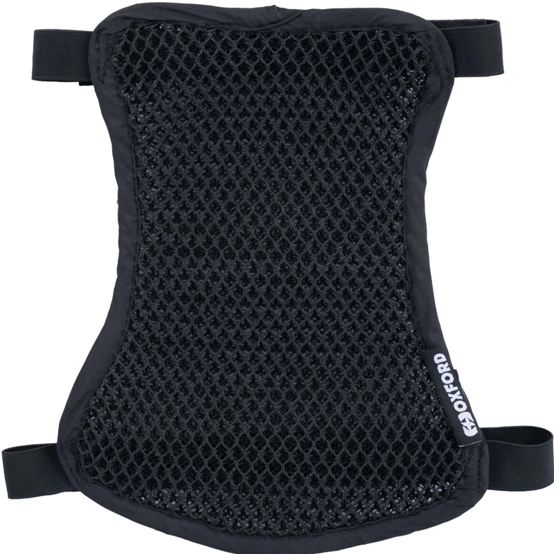 Ventilacijski jastučić iznad suvozačevog sjedala i enduro Oxford Cool Seat Pillion And Enduro crne boje