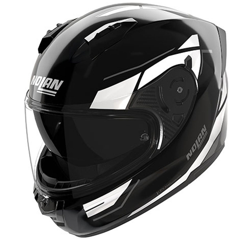Integralna motociklistička kaciga Nolan N60-6 Sincrono 353 crno-bijela