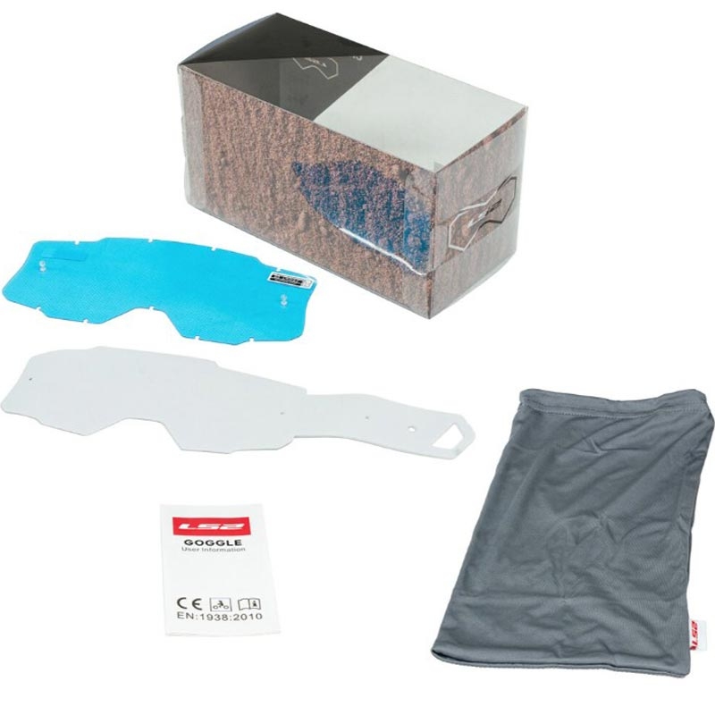 Motokros naočale LS2 Charger PRO roze s iridijevim pleksiglasom