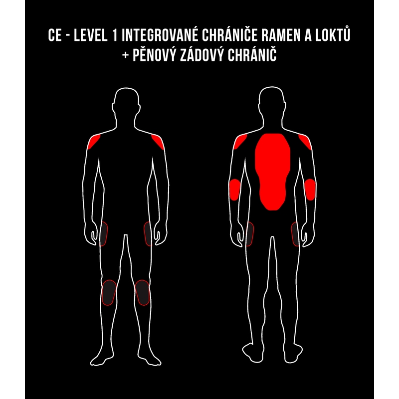 Street Racer Definit crna motociklistička jakna rasprodaja