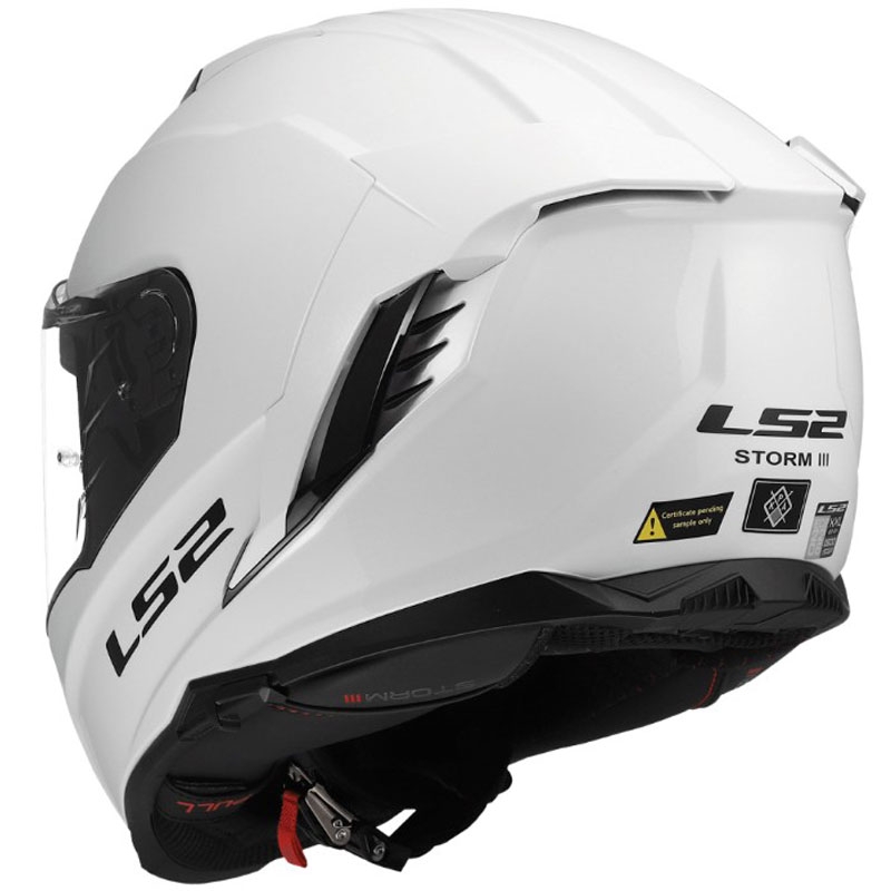 Integralna motociklistička kaciga LS2 FF818 Storm III, sjajno bijela