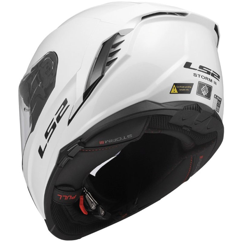 Integralna motociklistička kaciga LS2 FF818 Storm III, sjajno bijela