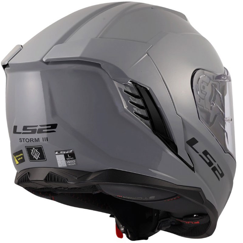 Integralna motociklistička kaciga LS2 FF818 Storm III, sjajno siva