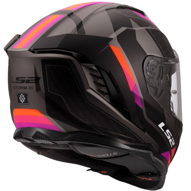 LS2 FF818 Storm III Sports integralna motociklistička kaciga mat ljubičasta