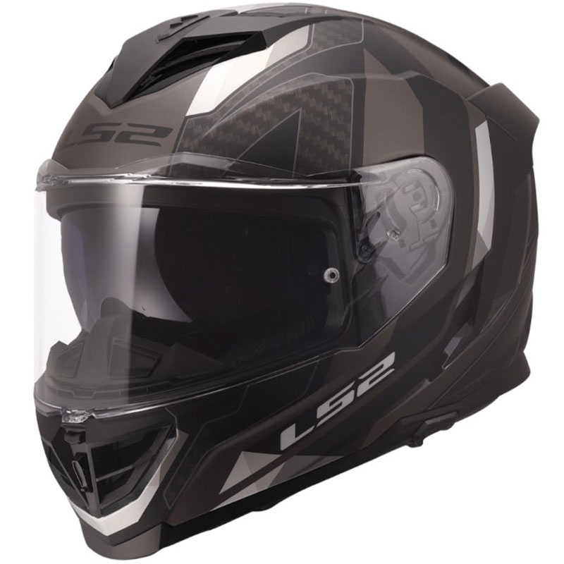 Integralna motociklistička kaciga LS2 FF818 Storm III Sports mat crno-siva