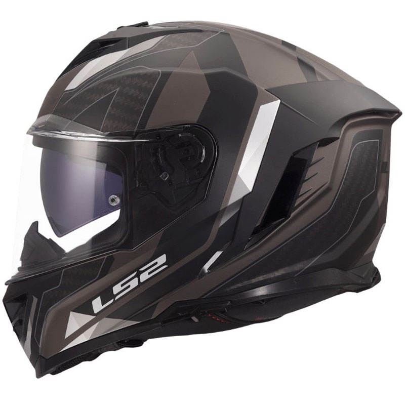 Integralna motociklistička kaciga LS2 FF818 Storm III Sports mat crno-siva