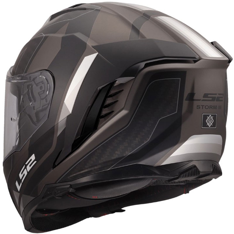 Integralna motociklistička kaciga LS2 FF818 Storm III Sports mat crno-siva