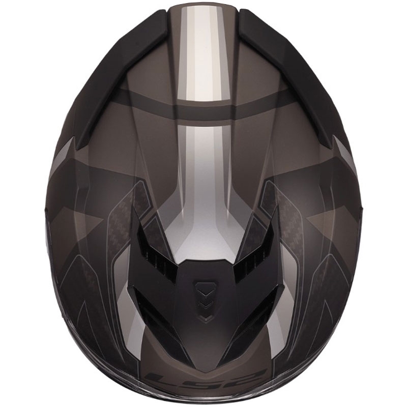 Integralna motociklistička kaciga LS2 FF818 Storm III Sports mat crno-siva