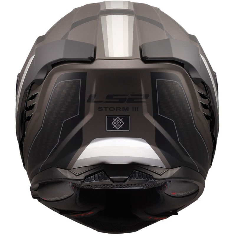Integralna motociklistička kaciga LS2 FF818 Storm III Sports mat crno-siva