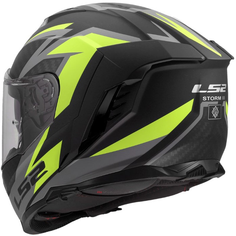 Integralna motociklistička kaciga LS2 FF818 Storm III Dynamo crno-žuta