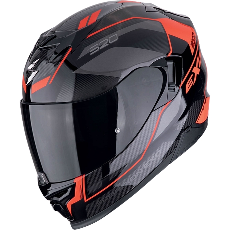 Integralna motoristička kaciga Scorpion EXO-520 EVO AIR LENA crno-crvena rasprodaja