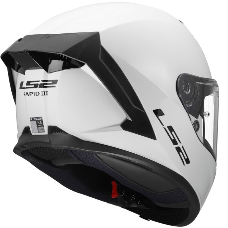 Integralna motociklistička kaciga LS2 FF820 Rapid III, sjajno bijela
