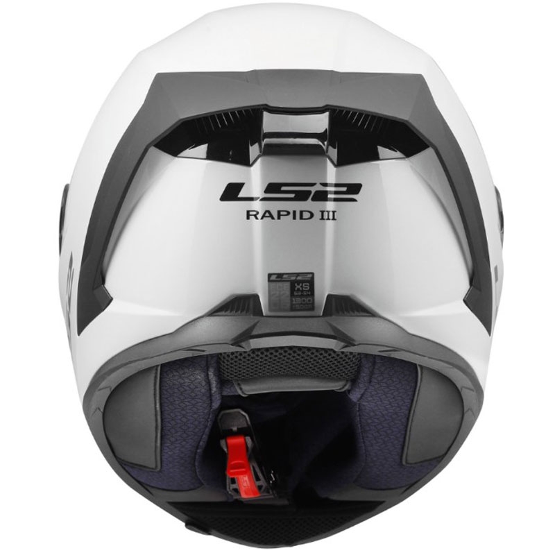 Integralna motociklistička kaciga LS2 FF820 Rapid III, sjajno bijela