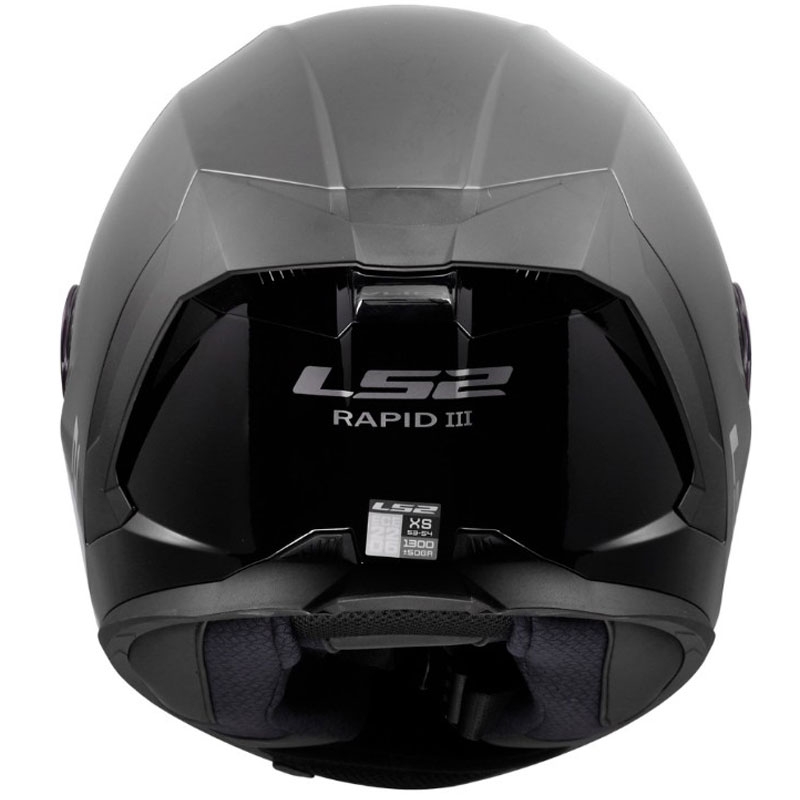 Integralna motociklistička kaciga LS2 FF820 Rapid III, sjajno crna
