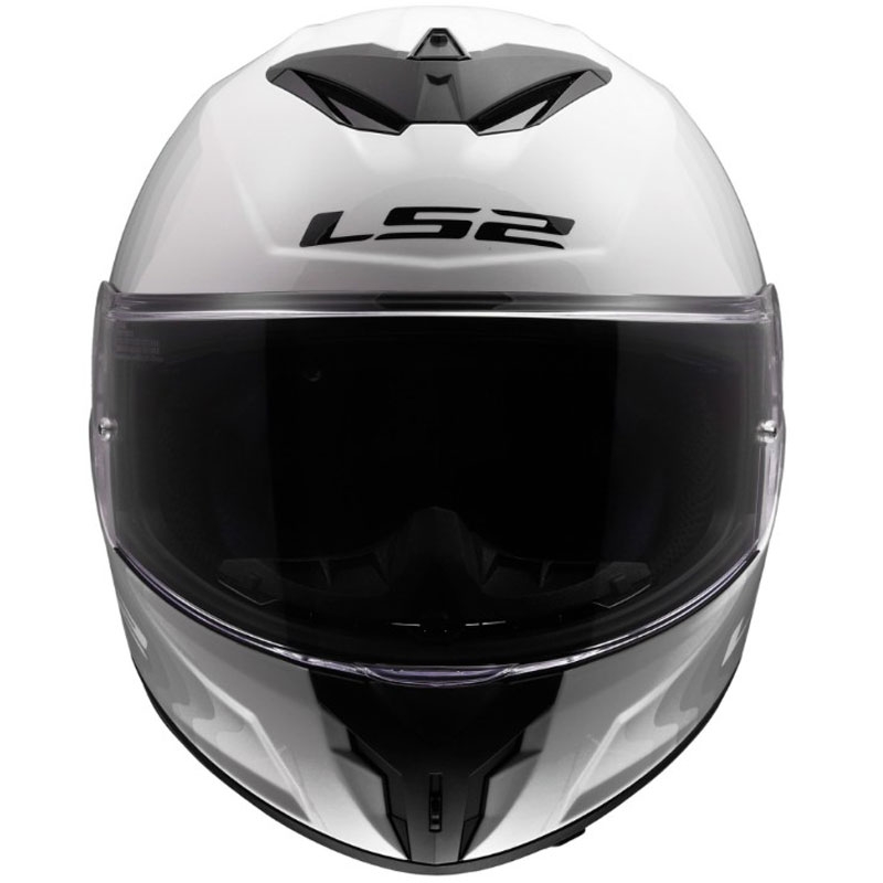 LS2 FF820 Rapid III Flow kaciga za motocikle s punim licem, sjajna bijelo-siva